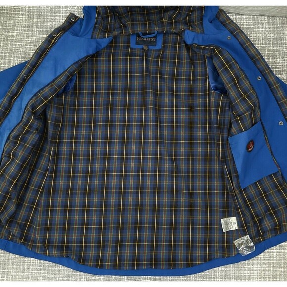 Pendleton Waterproof Trail Jacket Plaid Lining Blue Women’s S - SEE DESC - Picture 4 of 10